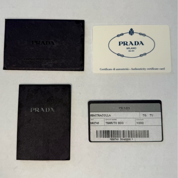 Authentic Vintage Y2K Prada Tessuto EGG Semitracolla  Black Nylon Shoulder Bag - Picture 9 of 15